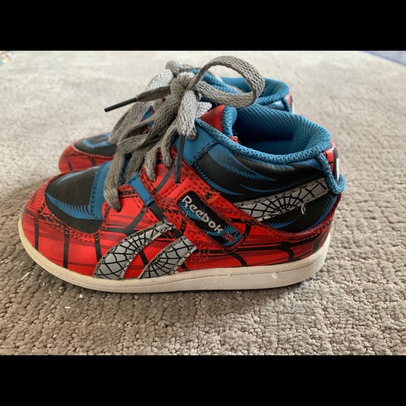 reebok spiderman sneakers